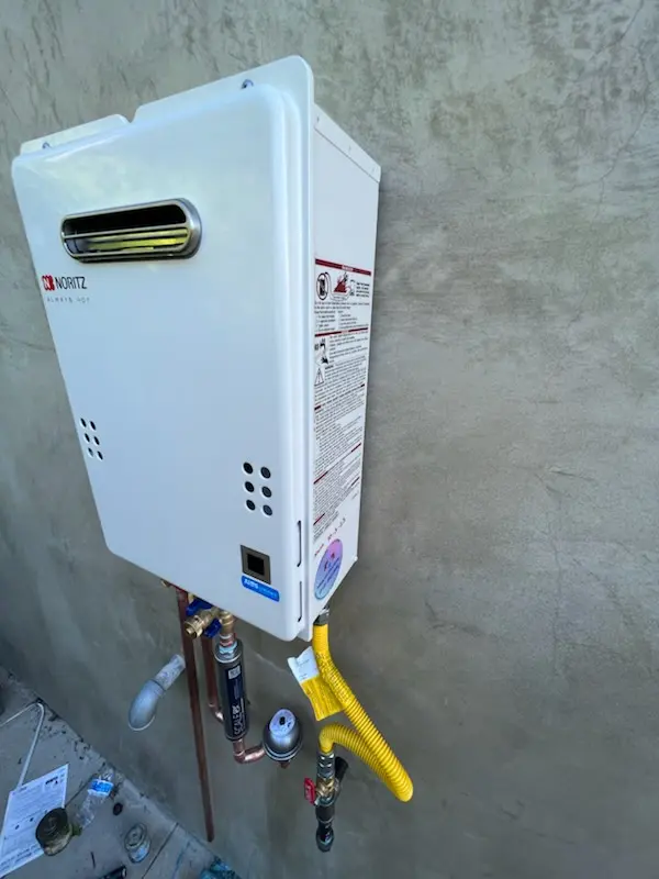 Tankless water heater installation for Dixon homes